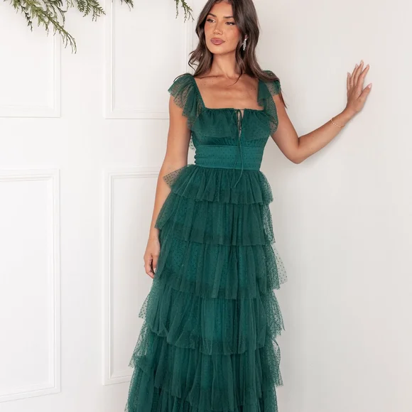 Petal & Pup | Dresses | Petal Pup Green Ruffled Tiered Maxi Dress | Poshmark Petal & Pup | Dresses | Petal Pup Green Ruffled Tiered Maxi Dress | Poshmark